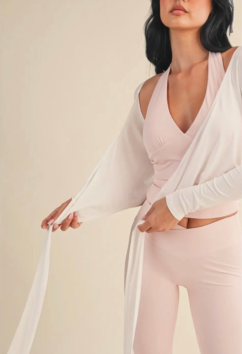 Coconut Cloud Wrap Shirt
