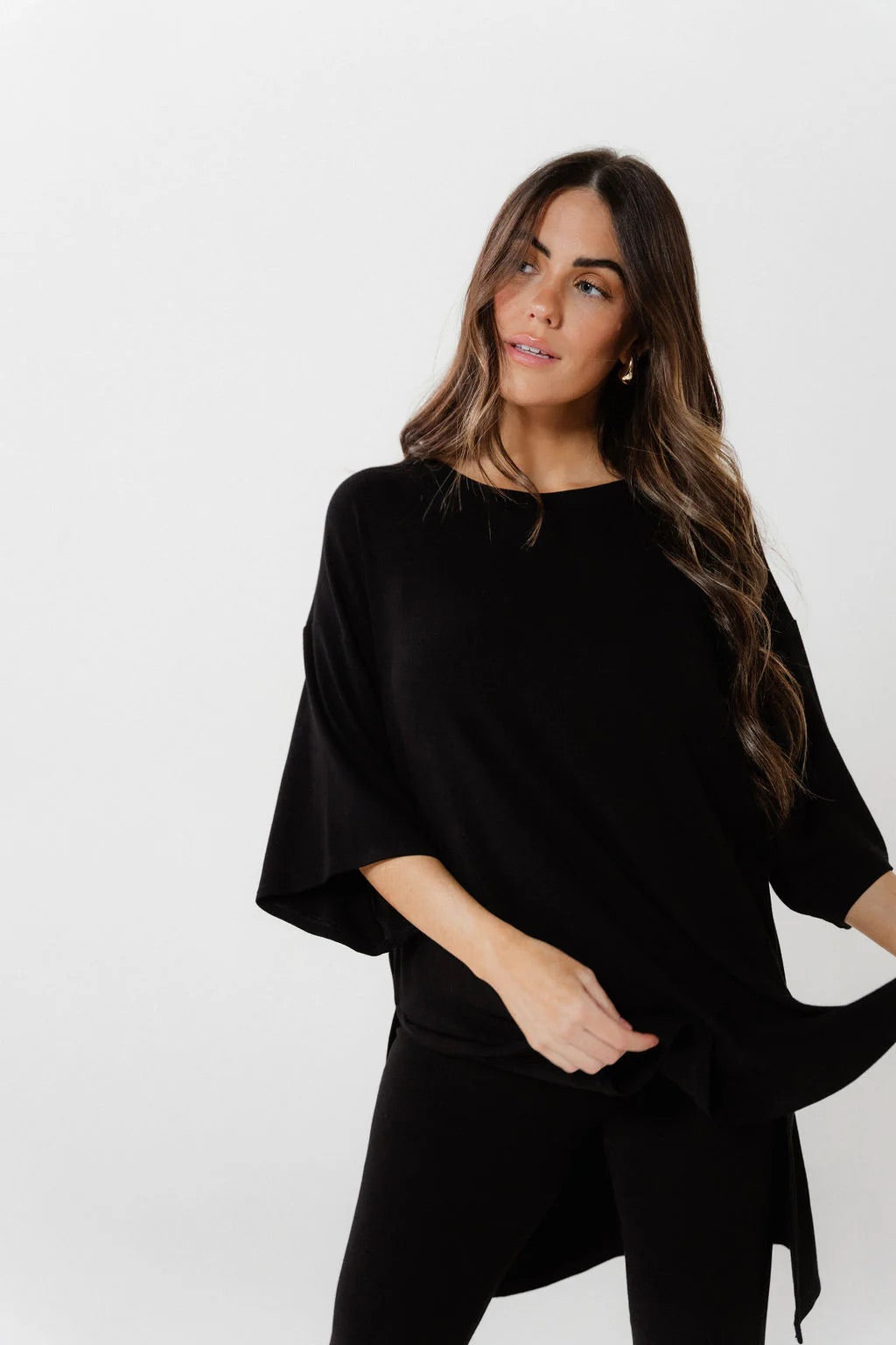 All Weekend Long Pant Set — Black