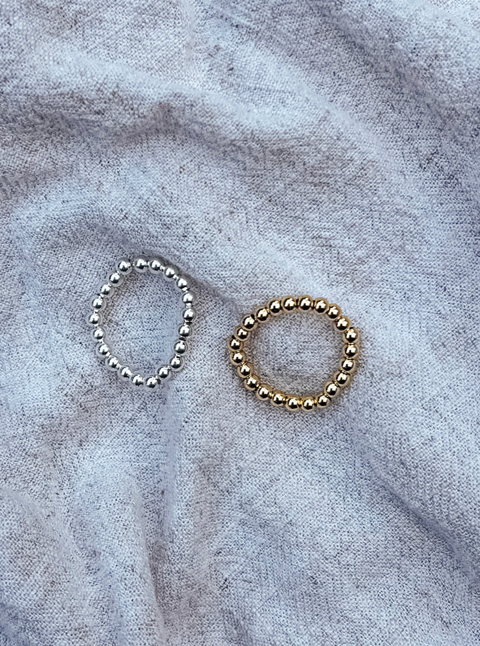 3 mm Beaded Rings