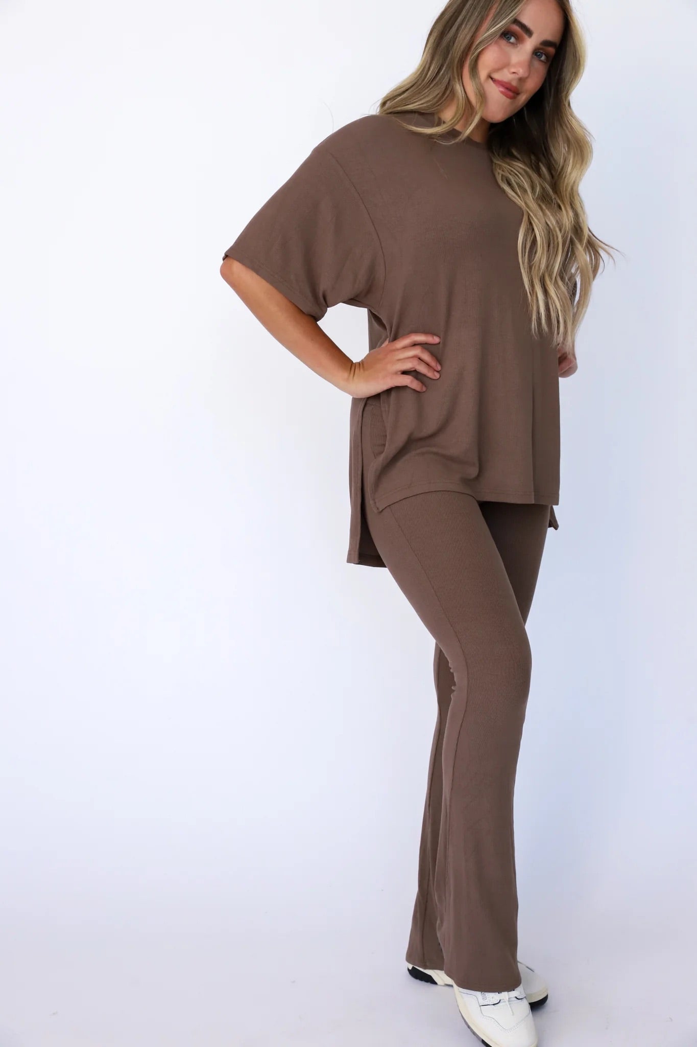 All Weekend Long Pant Set — Taupe