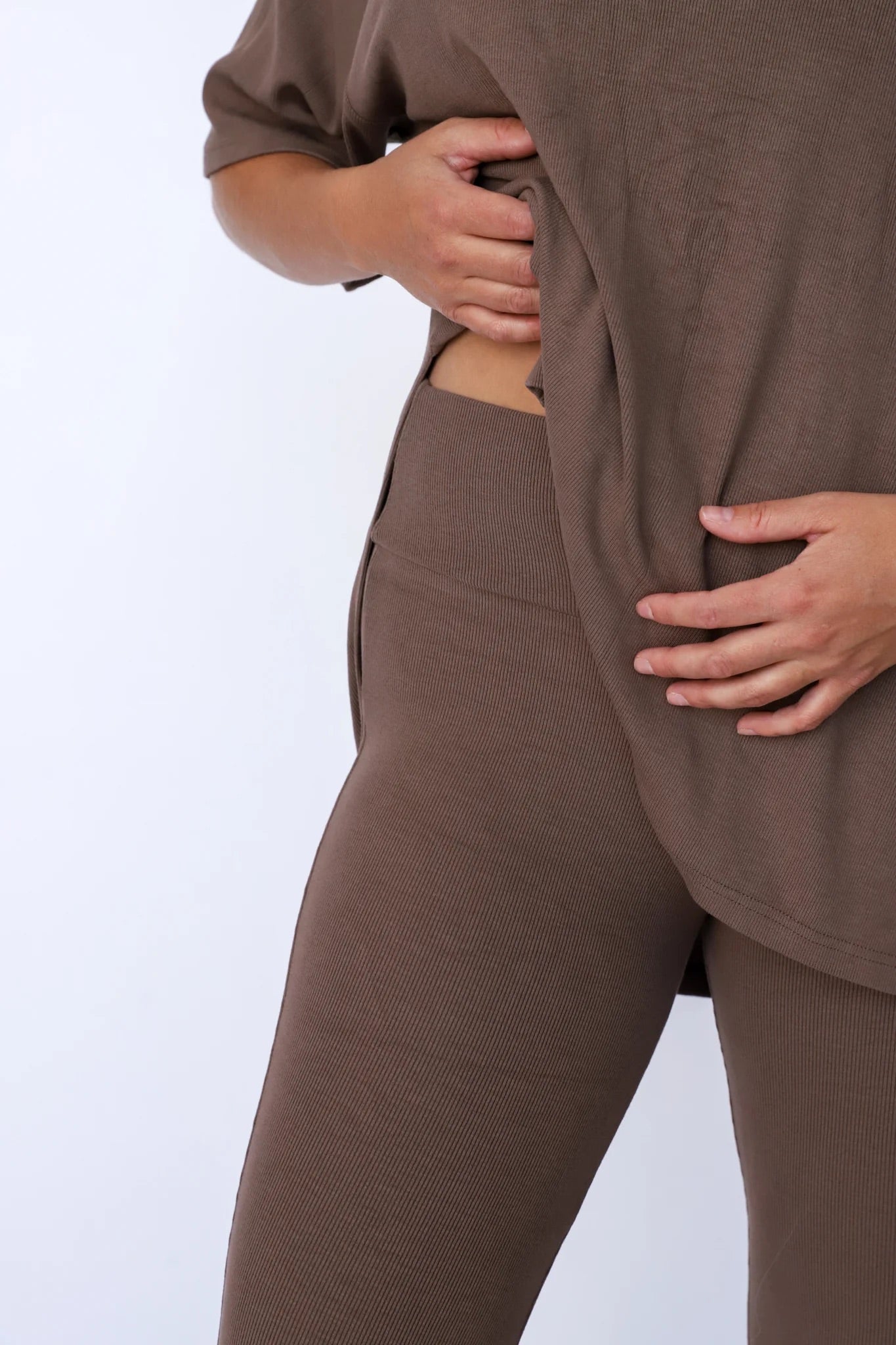 All Weekend Long Pant Set — Taupe