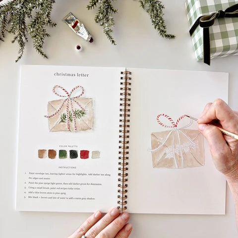 Emily Lux Studio Classic Christmas Watercolour Workbook