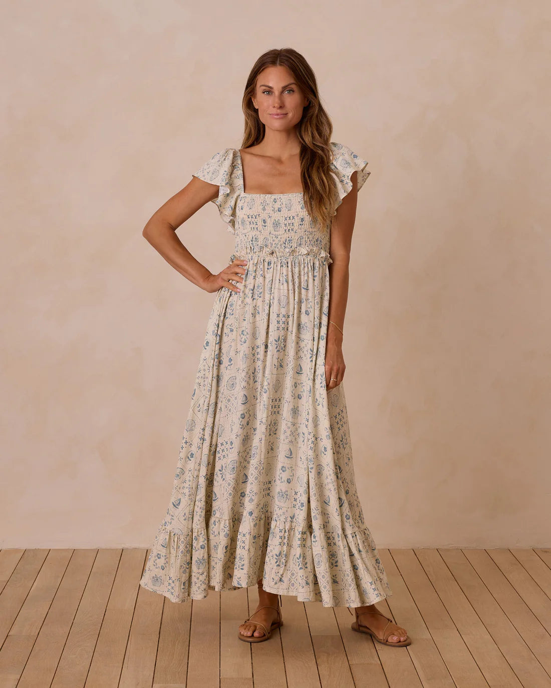 RYLEE + CRU Francesca Dress || Tile