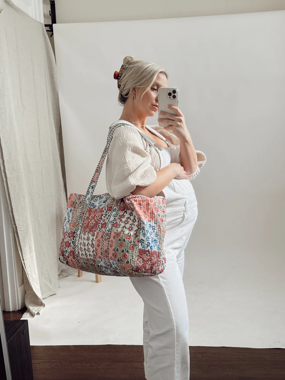 Quilted Duffle Bag
