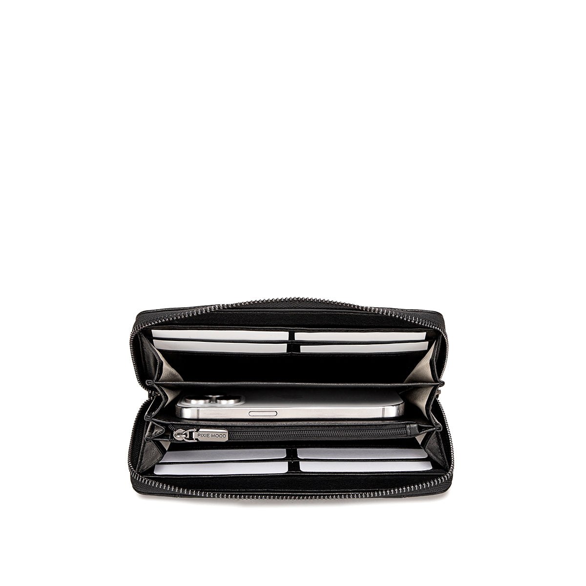 Mae Zip Wallet — Black