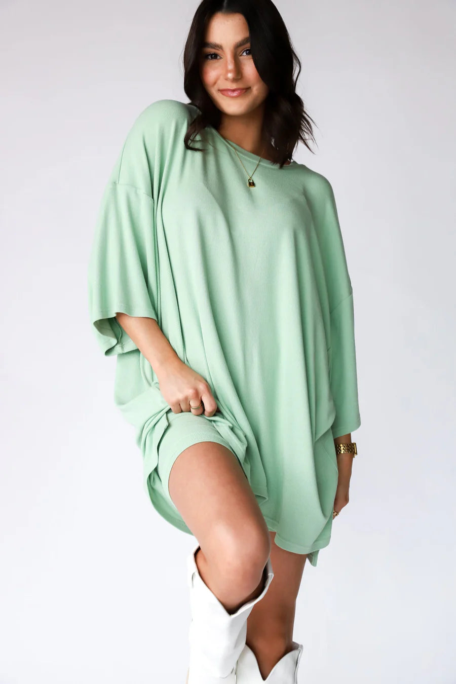 All Weekend Long Set — Mint Matcha