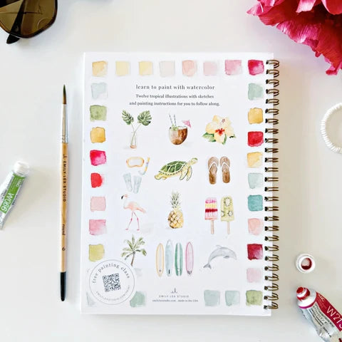 Emily Lex Tropical Watercolour Workbook
