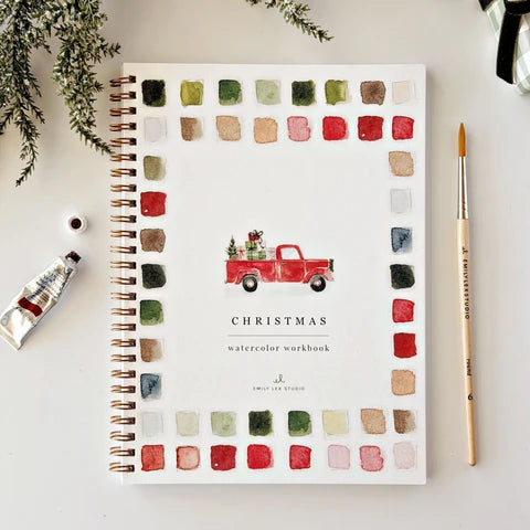 Emily Lux Studio Classic Christmas Watercolour Workbook