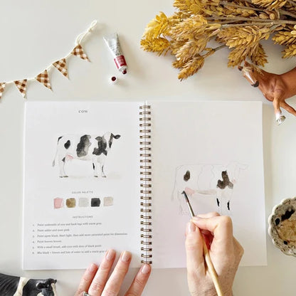 Emily Lux Studio Farm Watercolour Workbook