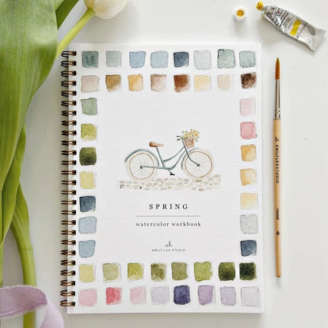 Emily Lux Studio Spring Watercolour Workbook