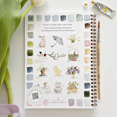 Emily Lux Studio Spring Watercolour Workbook