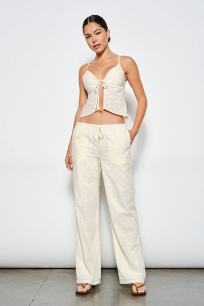 Buttercup Breeze Eyelet Pant