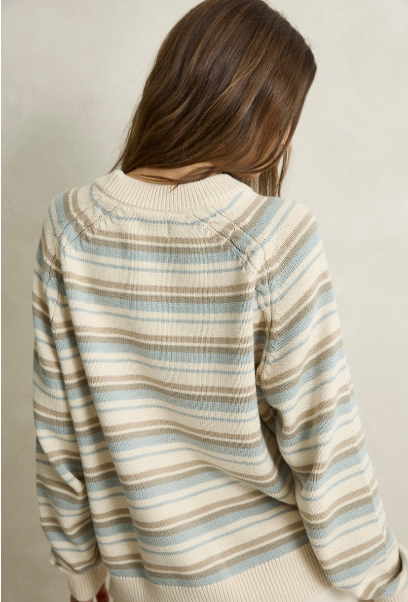 RHYTHM | Distant Shores Striped Sweater