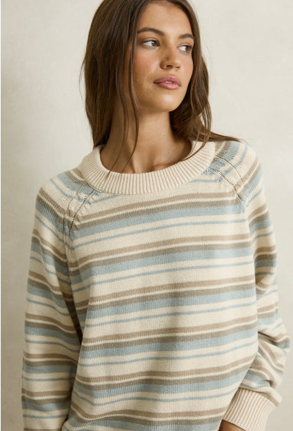 RHYTHM | Distant Shores Striped Sweater
