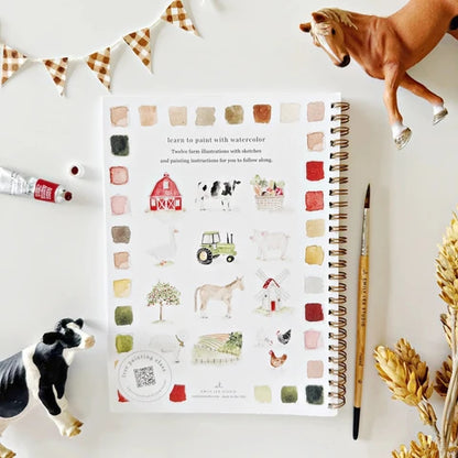 Emily Lux Studio Farm Watercolour Workbook