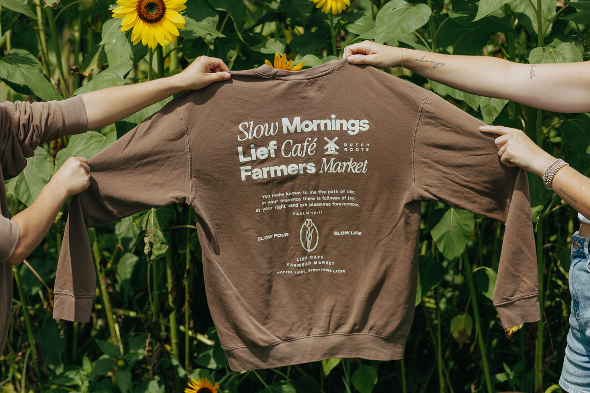 PRE ORDER | LIEF CAFE | Slow mornings crew