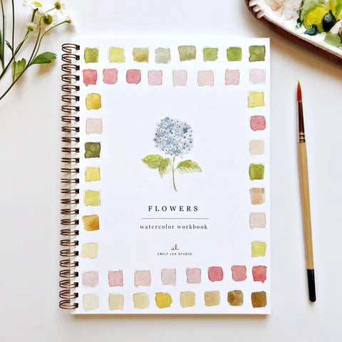 Emily Lex Studio Flower Watercolour Workbook
