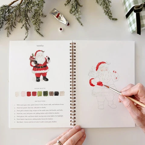Emily Lux Studio Classic Christmas Watercolour Workbook