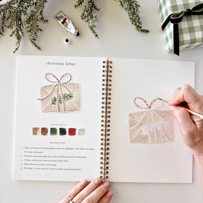 Emily Lux Studio Classic Christmas Watercolour Workbook