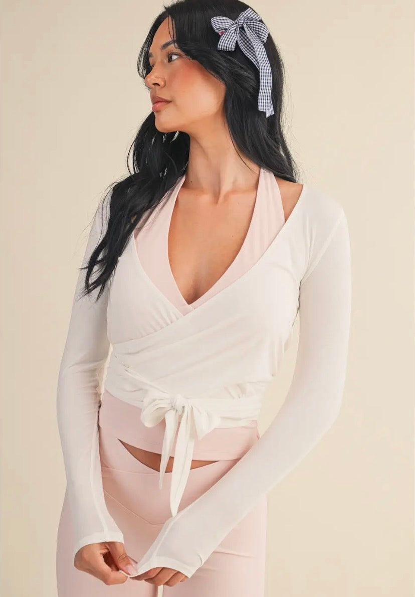 Coconut Cloud Wrap Shirt