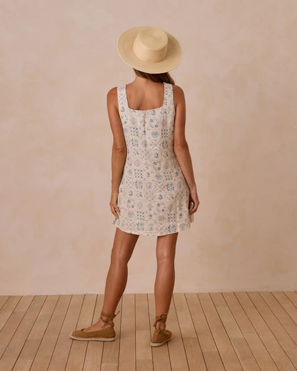 RYLEE + CRU Kala Mini Dress |Tile | PRE ORDER