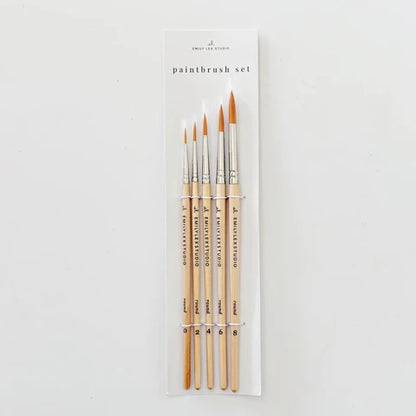 Emily Lux Studio Set of 5 Watercolour Brushes