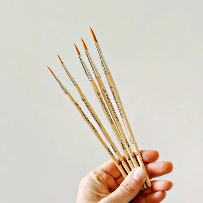 Emily Lux Studio Set of 5 Watercolour Brushes
