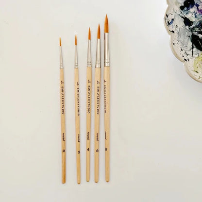 Emily Lux Studio Set of 5 Watercolour Brushes