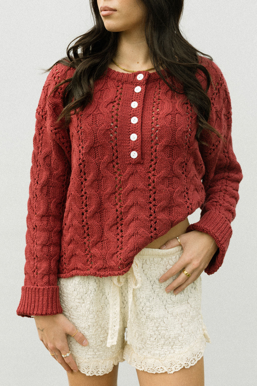 Raspberry Fields Sweater