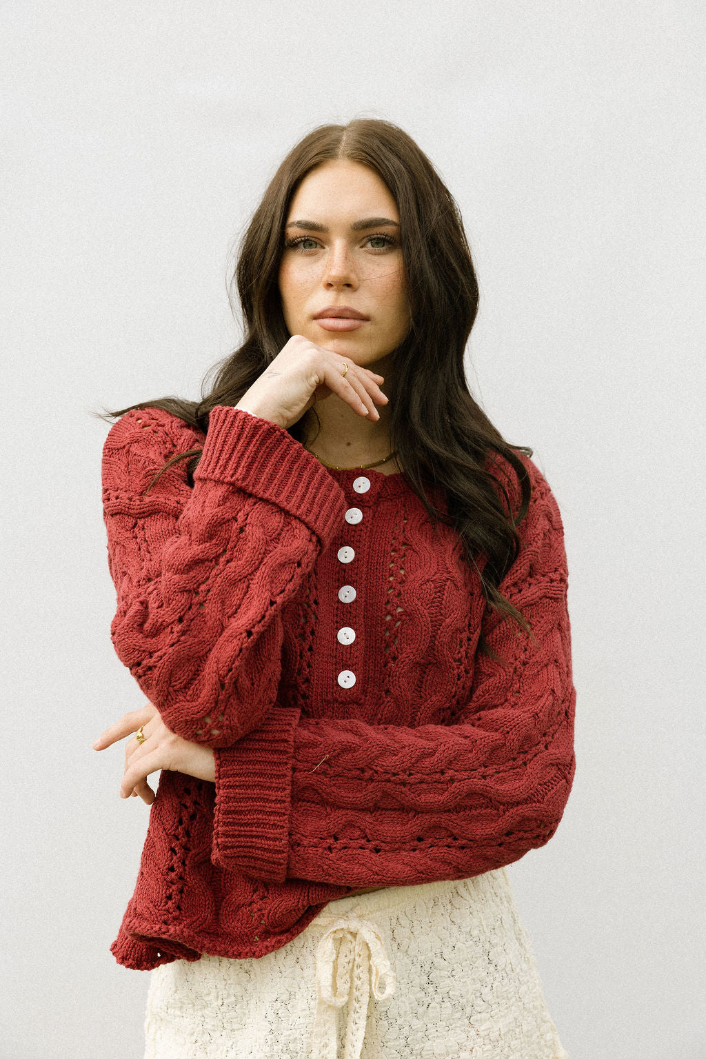 Raspberry Fields Sweater