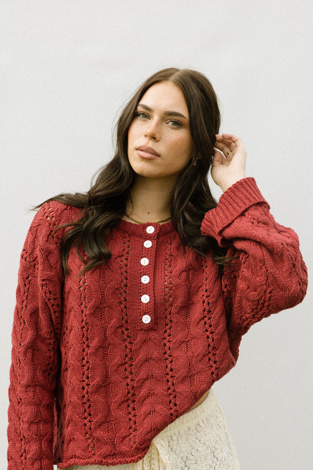 Raspberry Fields Sweater