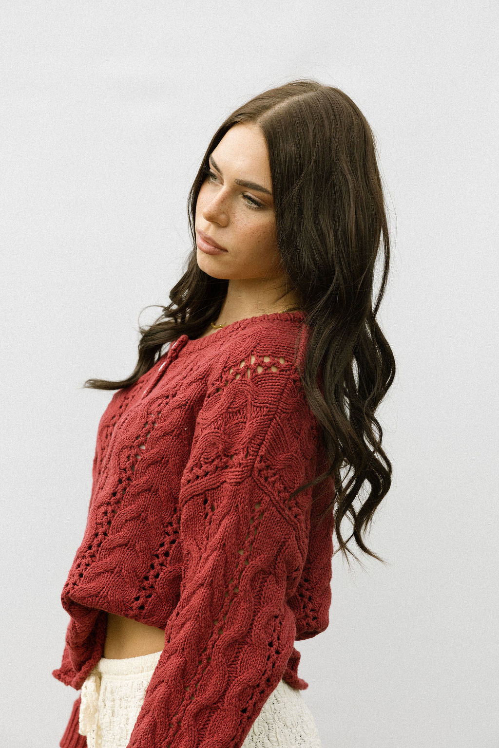 Raspberry Fields Sweater