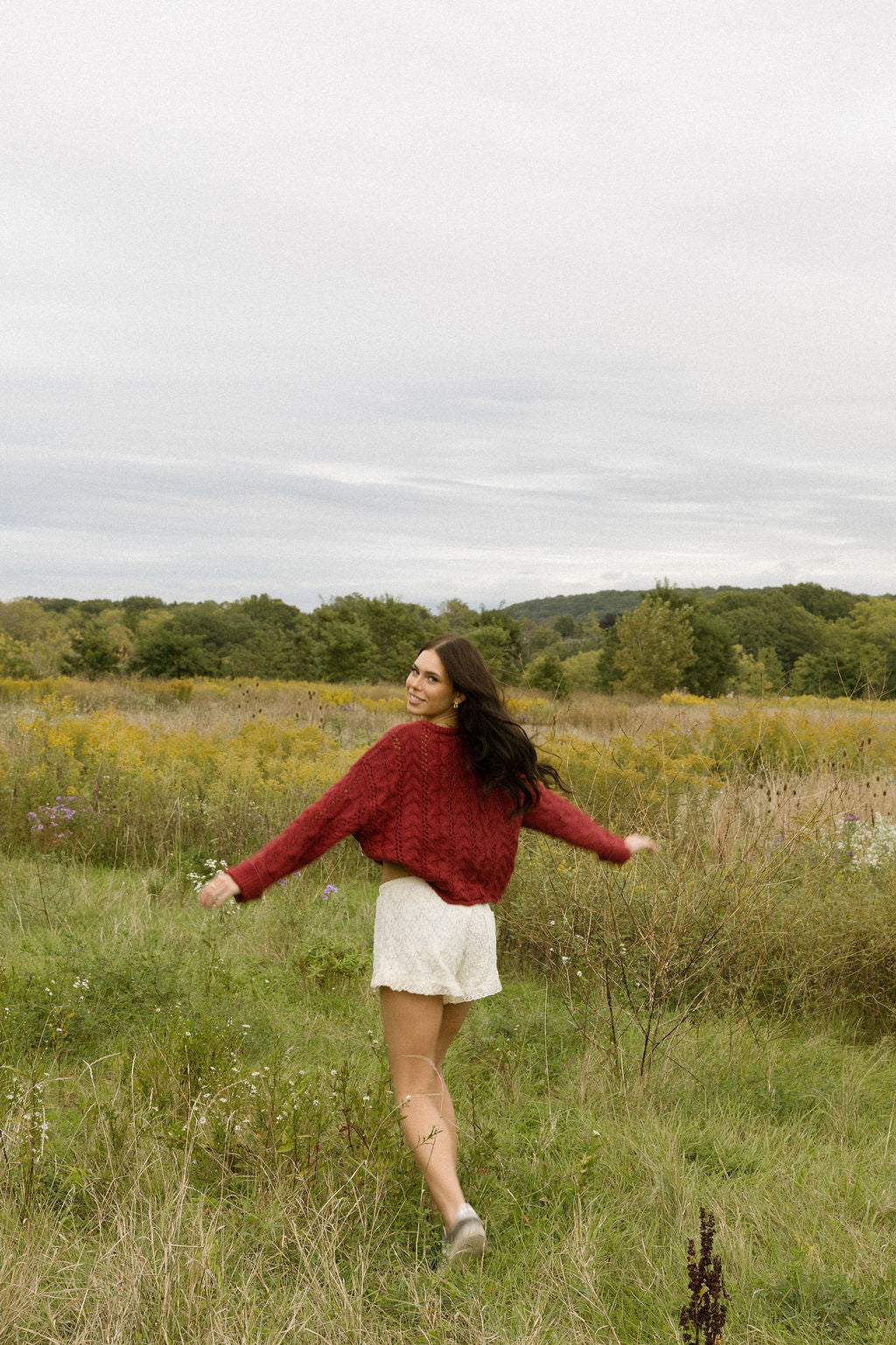 Raspberry Fields Sweater