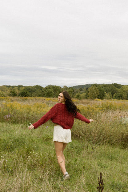Raspberry Fields Sweater