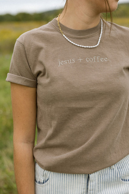 Jesus + Coffee Unsiex T-Shirt