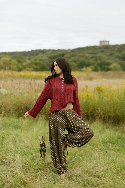 The Cocoa Dot Trouser
