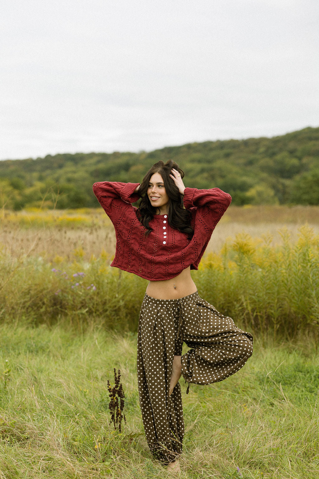 The Cocoa Dot Trouser