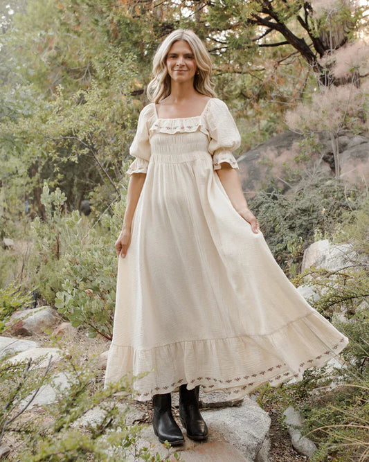 Alexandra Dress — Natural