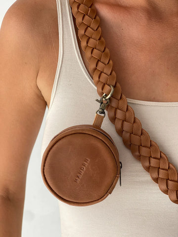 MANDRN | Rover Circle Pouch Tan