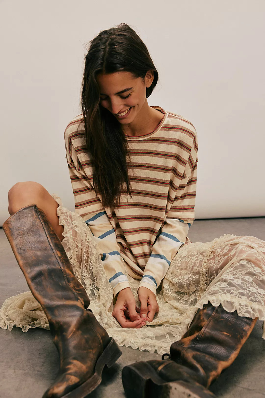 Free People |Nina Stripe Long-Sleeve Tee | PRE ORDER