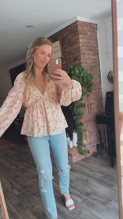 Charlotte Floral Top